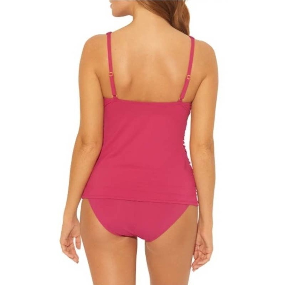 Bleu By Rod Beattie Pink Tankini Top Size 6 - Picture 5 of 10